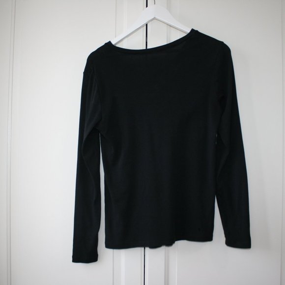 GAP Maternity | Black Long Sleeve Shirt | Medium - Picture 3 of 5